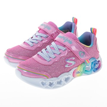 SKECHERS 童鞋 女童系列 燈鞋 INFINITE HEART LIGHTS - 303751LPKMT