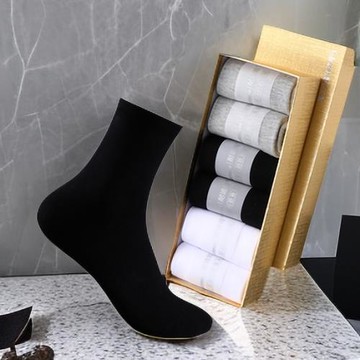 真正不臭腳的襪子男襪納米銀抗菌防臭襪秋冬商務棉襪男士襪子吸汗