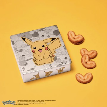 【望月】1/15起陸續出貨★寶可夢特別版 蝴蝶酥禮盒 經典蝴蝶酥 (24入)(春節禮盒 伴手禮)