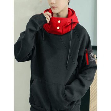 咒術回戰cos服動漫衣服拼色連帽高領衛衣虎杖悠仁cosplay男女服裝