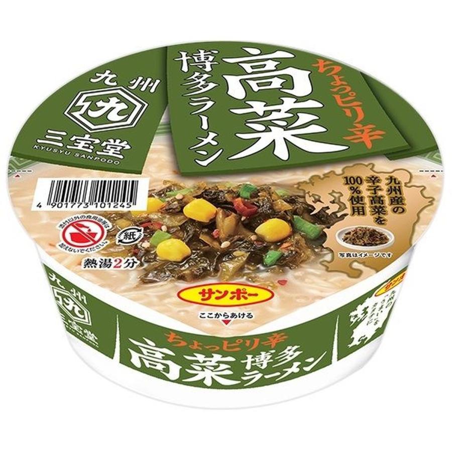 サンポー食品 九州三宝堂 高菜ラーメン 97g