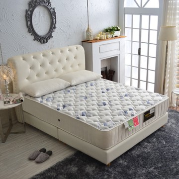 單人3.5尺 皇冠級+乳膠棉+涼感天絲抗菌+強化+護腰型蜂巢獨立筒床墊