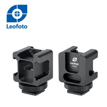 Leofoto徠圖 FA-07 一體式四頭冷熱靴座(彩宣總代理)