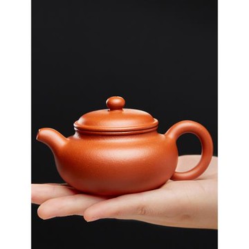 尊壺宜興純全手工原礦朱泥仿古紫砂壺小容量泡茶單壺名家功夫茶具