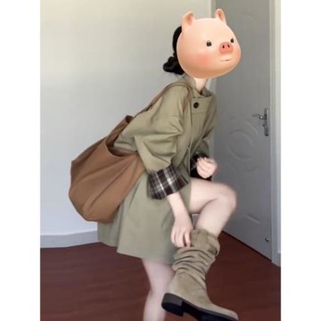 初秋風衣外套女2026早秋新款小個子春秋季今年流行休閑獨特超好看