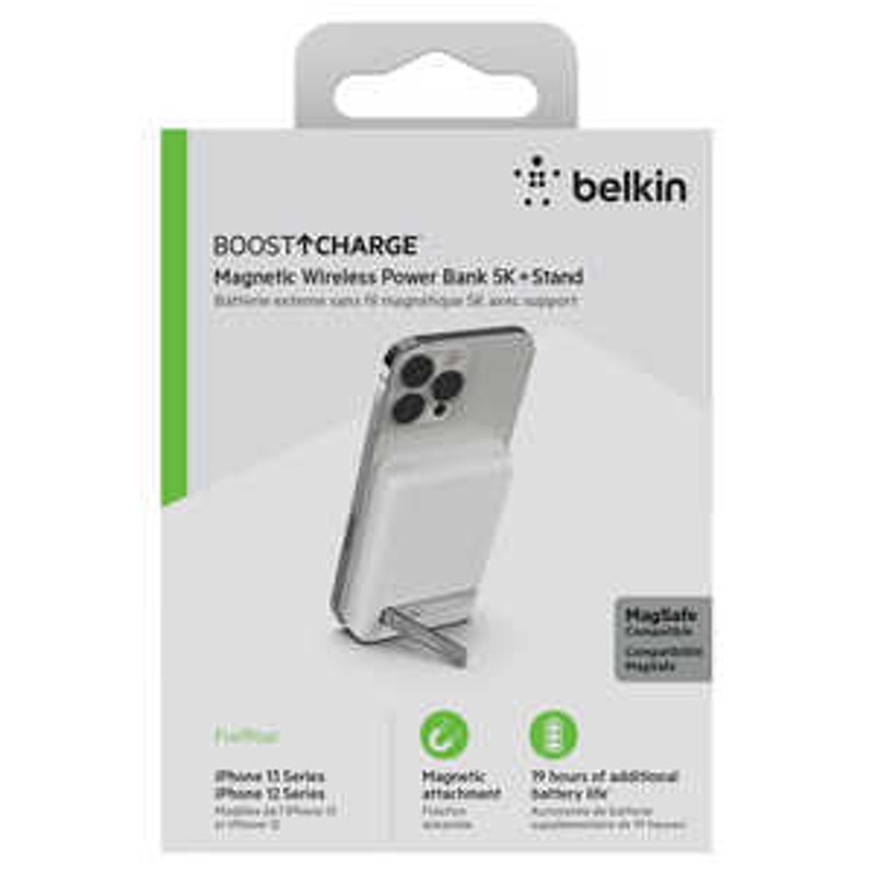 BELKIN BOOST↑CHARGE MagSafe対応 磁気ワイヤレスモバイルバッテリー