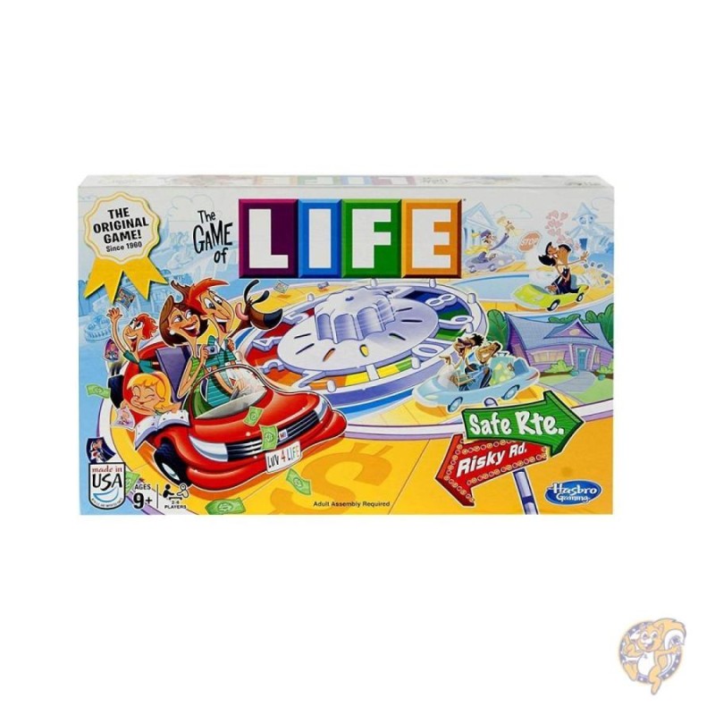 ハズブロ HASBRO ボードゲーム THE GAME OF LIFE 英語版 人生ゲーム