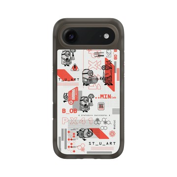iPhone Air AirX 本質黑 - Minions - 小小兵 - 紅色科學