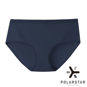 【PolarStar】女排汗快乾三角內褲『黑藍』P25348 (買2送1請下單3件) 戶外 露營 登山 健行 休閒 時尚 排汗 快乾 內褲
