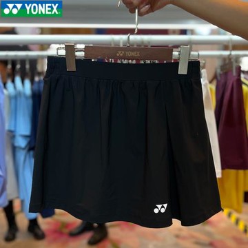 新款YONEX尤尼克斯羽毛球服 運動短裙速干百褶裙網球裙2202625BCR