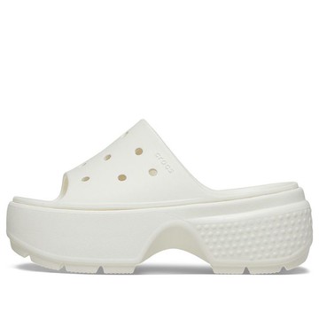 (WMNS) Crocs Stomp Slides 'White'