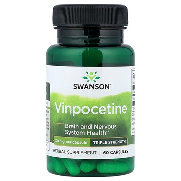 Swanson Vitamins, 長春西汀，30 毫克，60 粒膠囊