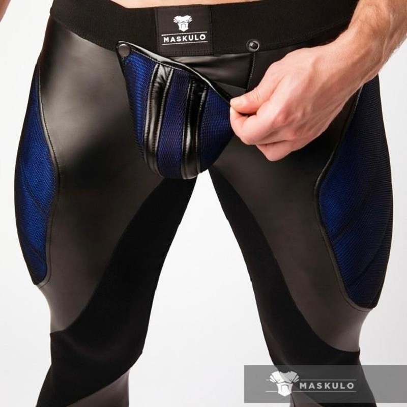 よろしくお願いしますMaskulo メンズ レザー風 ラバー タイツ