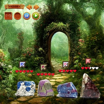 🪨晶石之路：關卡1-5 (異性石+K2+碳鎂鉻石+紅寶藍晶石)