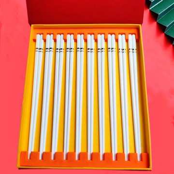 新款陶瓷筷子網紅防滑防霉易清洗家用環保健康骨瓷高檔耐高溫快子 h802