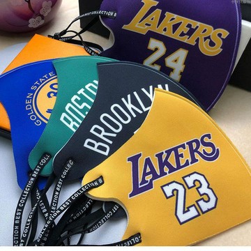 湖人nba口罩3d立體籃球周邊科比兒童庫里美式帥氣球迷潮款圖案