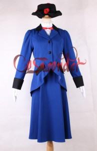 高品質 高級コスプレ衣装 ディズニー メリー・ポピンズ 風 オーダー  