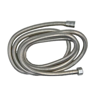 動手族 雙鉤不銹鋼淋浴軟管 240cm  銀色
