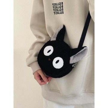 搞怪可愛毛絨小包包女2023新款秋冬流行毛毛玩偶包日系百搭斜挎包