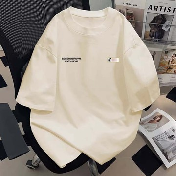 【Veee】100%純棉 衣服女 美式街頭風 學生穿搭 夏天衣服 潮牌 t恤 藏肉上衣 重磅短袖 素色上衣 古著T恤