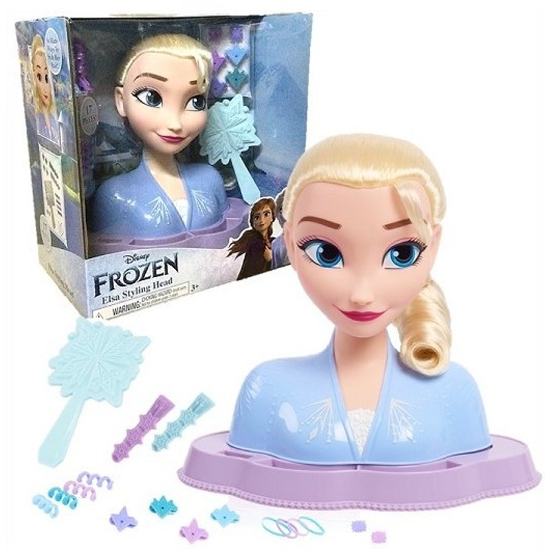 Disney ディズニー フローズン アナと雪の女王 エルサ スタイリングヘッド 17ピースセット ヘアメイク ヘアアレンジ フィギュア 人形 髪遊び 子供用 女の子 通販 Lineポイント最大0 5 Get Lineショッピング