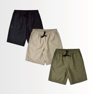 KINGO男款｜黑色吸濕排汗休閒短褲/3色K41304｜官方直營