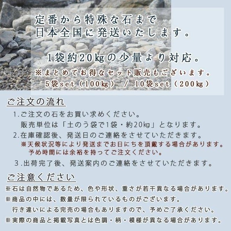 天然川砂利（40mm） 1袋（約20kg） ※30〜50mmがランダムで入ります