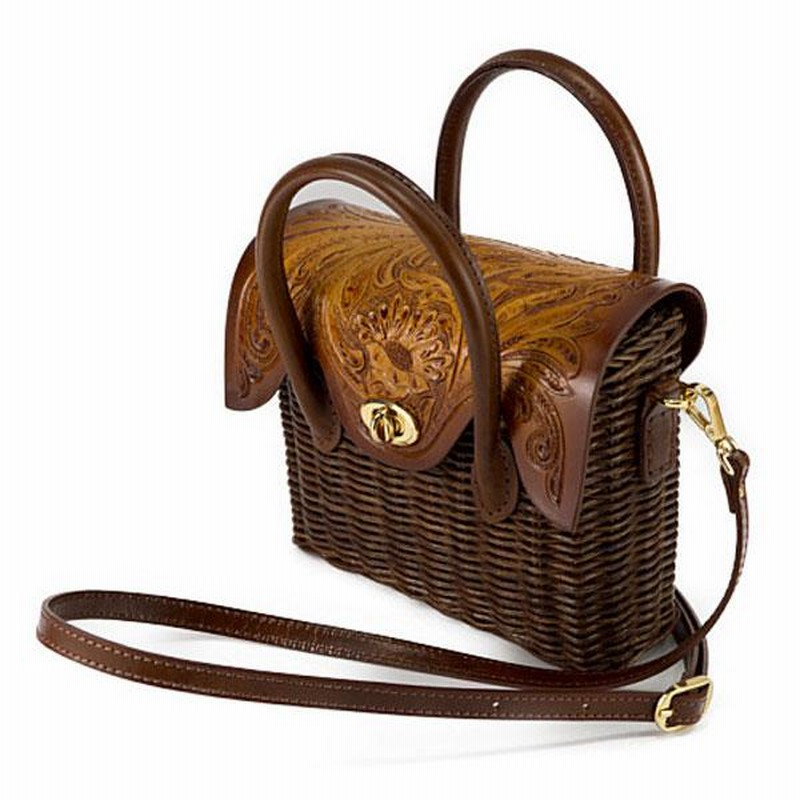 期間限定10%OFF Mini Rattan Bag ミニラタンバッグ 全2色 カービング ...