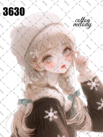 original sticker no.3630 人物貼紙 原創貼紙 原創人物貼紙 裝飾貼紙 cotton melody