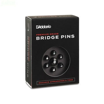 DAddario 黑檀木弦釘 Planet Waves PWPS3 珍珠貝點 內含背帶釘 木吉他【黃石樂器】