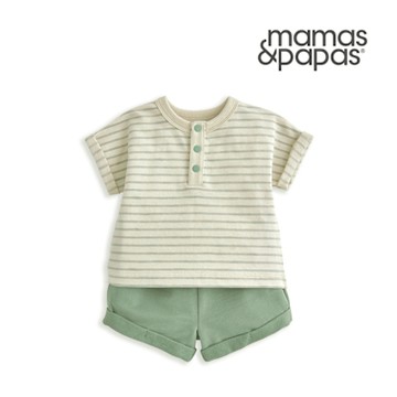 Mamas&Papas 直線走一走-短袖套裝