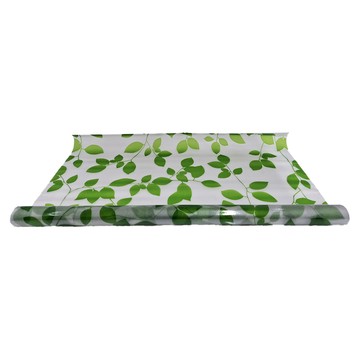 特長防窺抗UV無膠玻璃靜電貼 60 x 300cm  綠葉舞  1個
