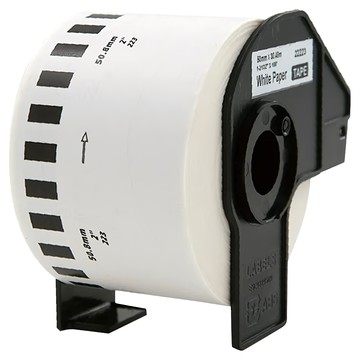 NEXTPAGE 台灣榮工 BROTHER 相容 DK-22223 連續標籤帶 50mm x 30.48m  白底黑字