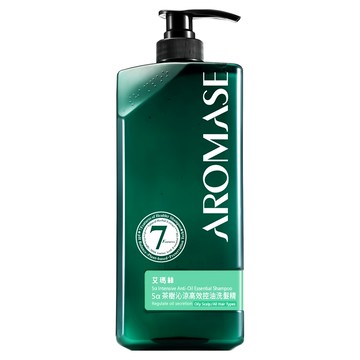 AROMASE 艾瑪絲 5α茶樹沁涼高效控油洗髮精  400ml  1瓶