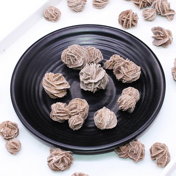 如鴻天然水晶原石沙漠玫瑰風化石頭礦物標本兒童寶石科普教學裝飾