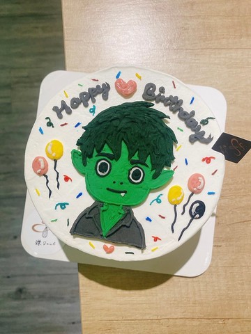 野獸男孩 野獸小子 beast boy 少年悍將 生日蛋糕 客製化蛋糕
