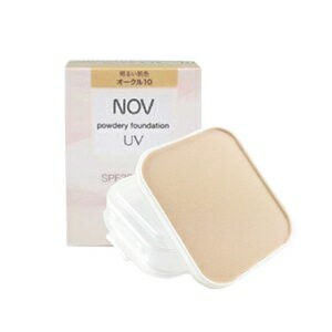 【NOV娜芙】防曬粉餅SPF30．PA+++(OC-10亮膚色) 12g  [粉撲及粉盒另售]