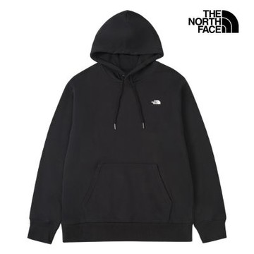 【The North Face 官方旗艦】北面男女款黑色舒適透氣長袖帽T｜8F09JK3