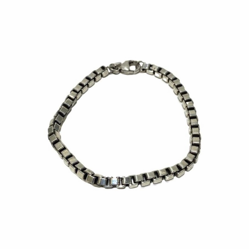 美品 Tiffany ベネチアン チェーン ブレスレット シルバービンテージ ティファニー TIFFANY&Co. ベネチアン ブレスレット 腕輪