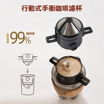 隨行過濾咖啡杯 便攜沖濾組合杯 濾杯 戶外隨手杯 防燙濾杯 濾杯 咖啡濾杯 手工沖泡咖啡漏 倒咖啡滴漏杯器
