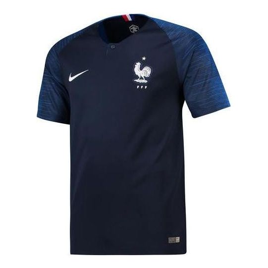 Nike France 2018 Home Football Soccer Shirt Jersey 'Navy Blue'