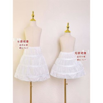 花童裙撐小孩裙撐寶寶撐裙公主裙小禮服裙撐小婚紗鋼圈兒童撐裙
