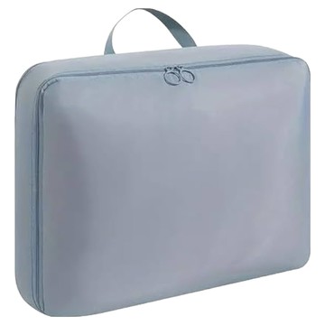 旅行壓縮包  雙拉鍊結構  擴展空間壓縮  行李箱/衣櫃/抽屜收納  灰色  40 x 30 x 18cm