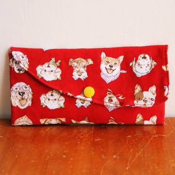 2018吉利狗 紅包袋 - 布紅包袋 婚禮 收納袋 收納袋 存摺袋