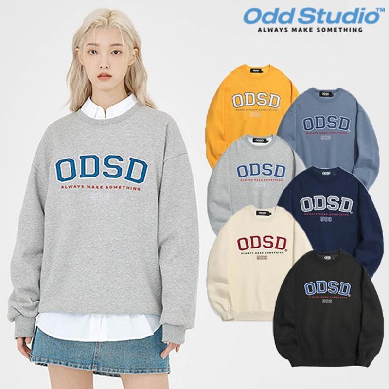 オッドスタジオ トレーナー ODD STUDIO 正規販売店 ODSD APPLIQUE LOGO