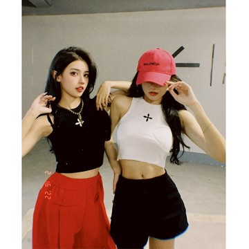 背心 港味十字架吊帶 女夏裝辣妹內搭性感小眾無袖短款外穿上衣【不二雜貨】