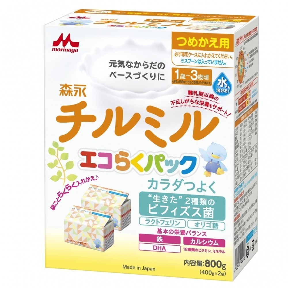 チルミル エコらくパック つめかえ用 400g x 2袋 | LINEショッピング