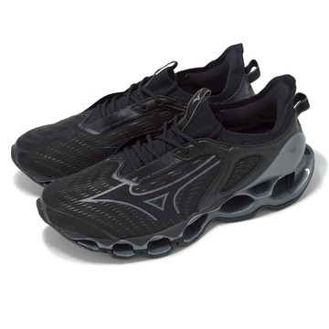[ACS] Mizuno 慢跑鞋 Wave Prophecy 14 男鞋 女鞋 黑 灰 彈力 緩衝 鏤空 運動鞋 美津濃 J1GC2551-31