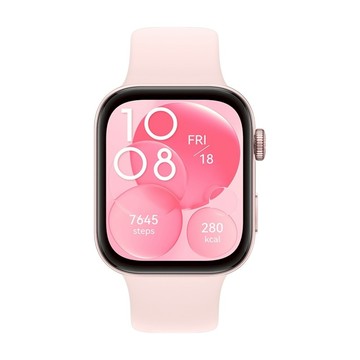 HUAWEI 華為 WATCH 手錶 FIT3 AMOLED顯示螢幕 心律血氧監測 通話  1.82吋  星雲粉  GPS + 藍牙