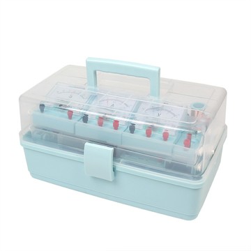 🌈「物理實驗器材」國中物理電磁光力熱聲實驗全套裝學生器材箱中考實驗學具